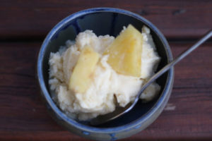 Pineapple Nicecream! No Dairy, No Sugar!