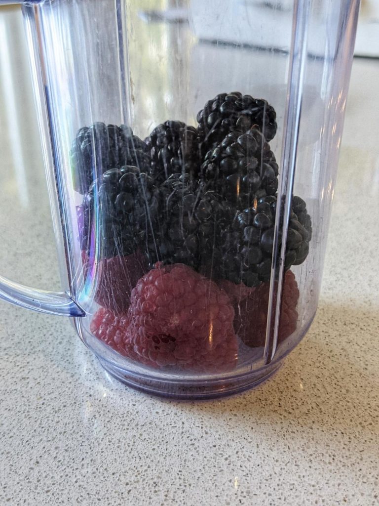 Blackberry Raspberry Smoothie Move Daily