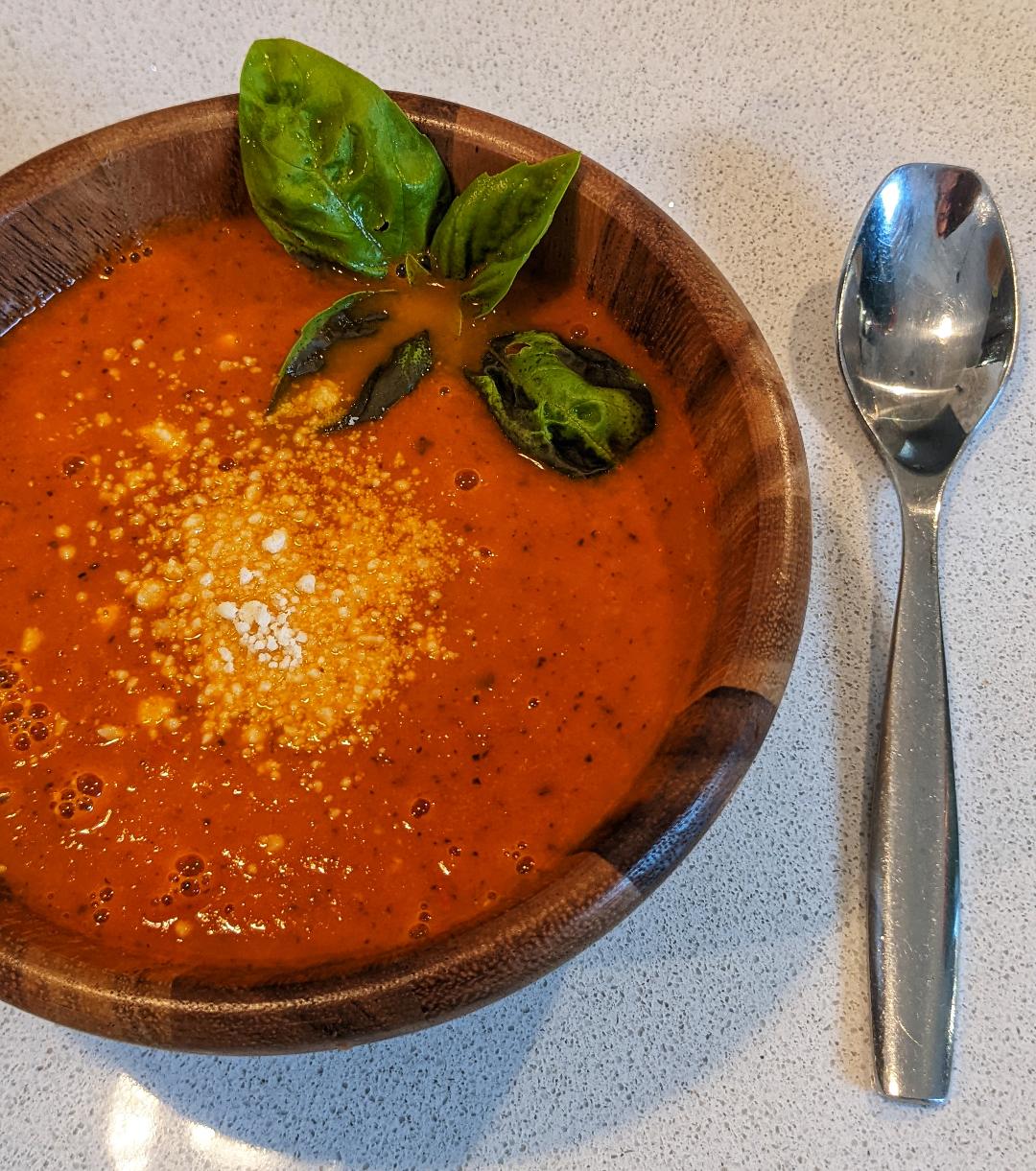 Fresh Tomato Basil Soup or Sauce Move Daily