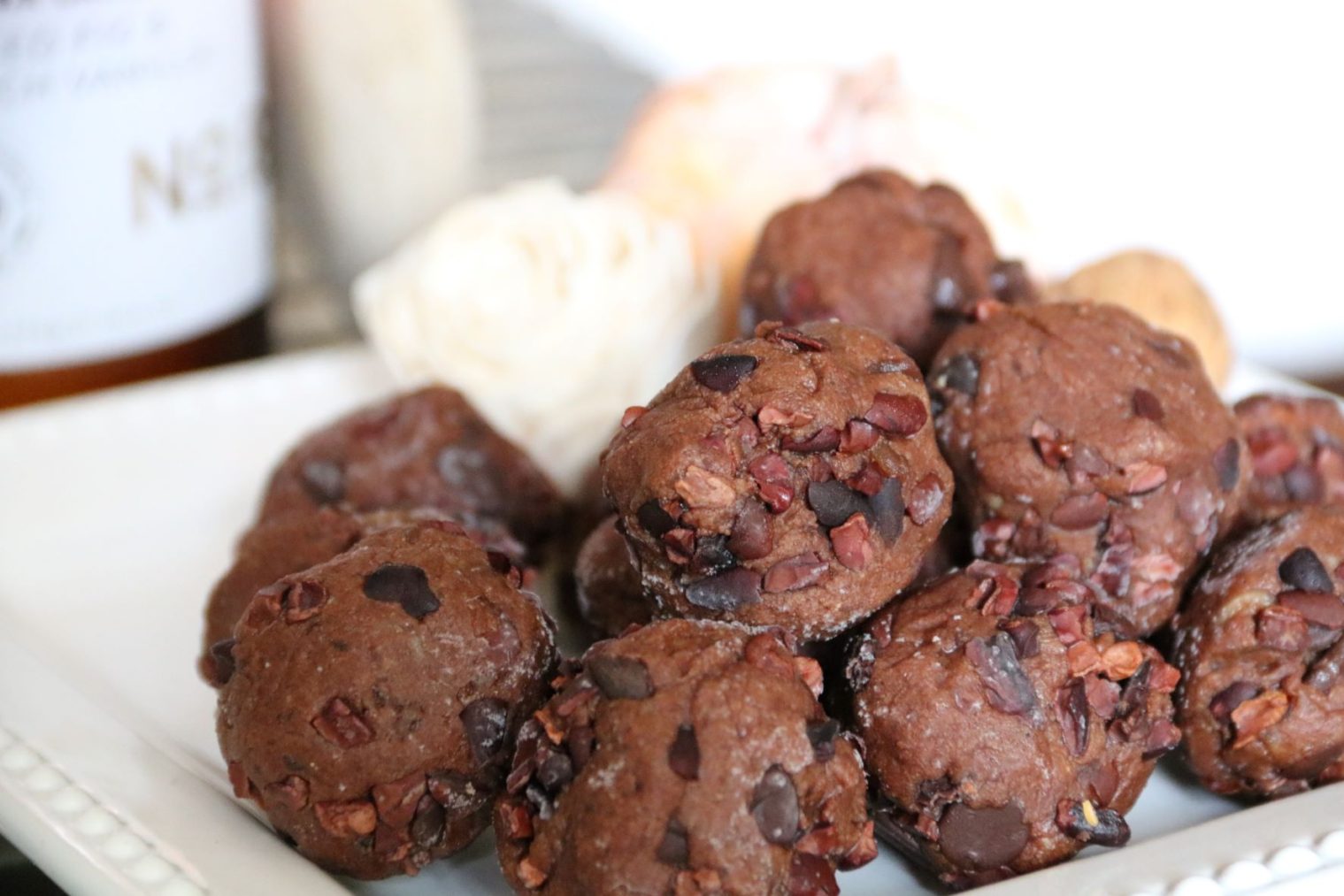 Chocolate Mint Cacao Protein Balls Move Daily